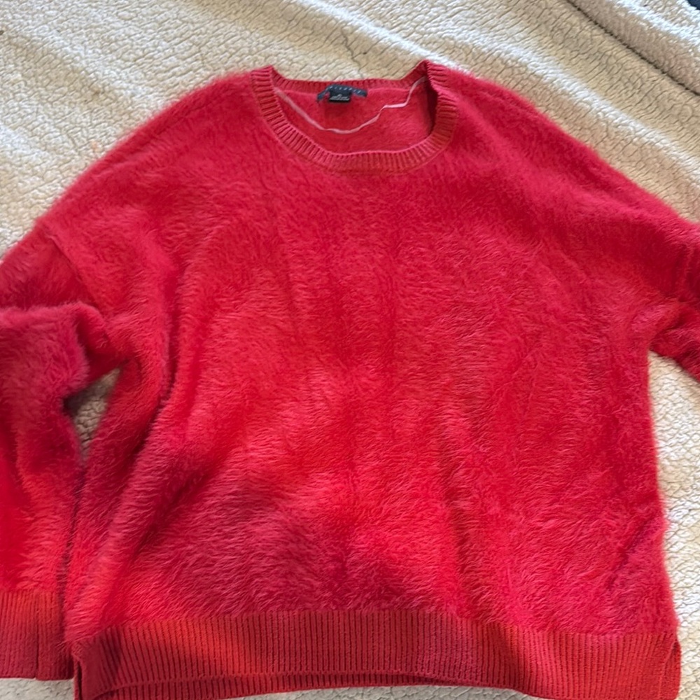Sanctuary Red Crew Neck Sweater